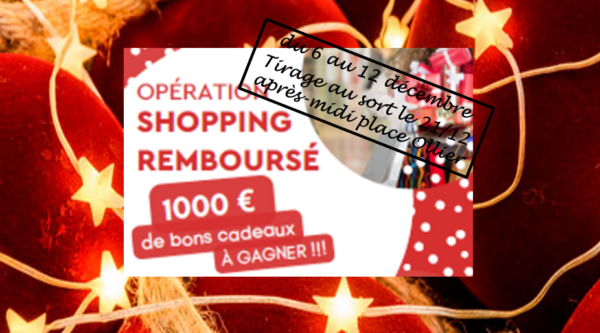 Shopping remboursé de décembre 2024